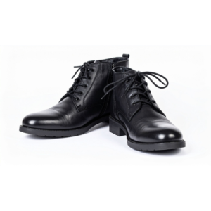 Botines con cordones para hombre - Negro